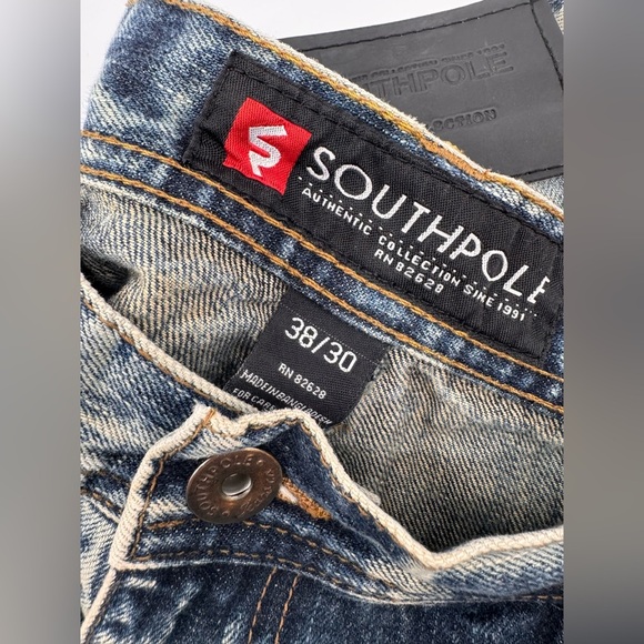 South Pole Ripped Jeans 38/30 - Picture 9 of 11